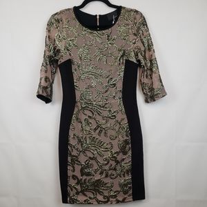 Greylin Women's sequin dress bodycon Stretch new Medium